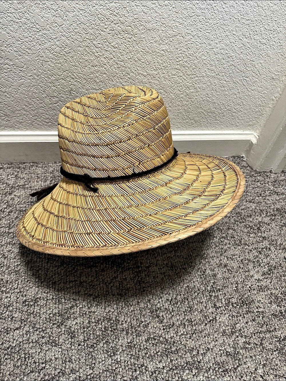 Peter Grimm Rabbit Straw Lifeguard Hat Brown